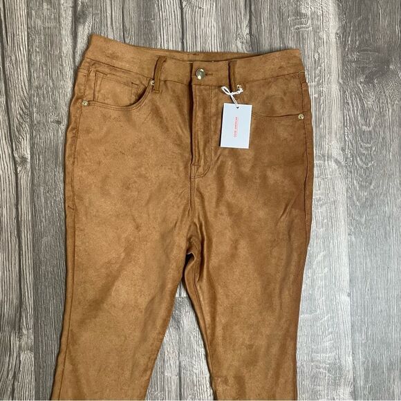 REVOLVE GOOD AMERICAN GOOD LEGS FAUX SUEDE SKINNY HIGH WAISTED PANTS - Picture 8 of 13